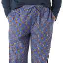 Amazon Essentials Men's Flannel Pant and Long-Sleeve T-Shirt Pajama Set (X-Large)