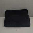 Black Memory Foam Bath Runner Mat Long Narrow Bathroom Rug Microfiber Bathroom Carpet Non Slip Soft Absorbent Washable Bathrug,16" x 47"