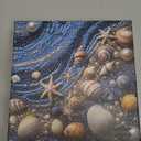 Beach 1000 Piece Puzzles for Adults, PICKFORU Mosaic Gradient Sea Jigsaw Puzzles Jewel Seashells, Challenging Hard Unique Pearl Shell Ocean Theme as House Decor