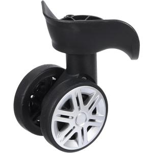 uxcell Luggage Wheel Replacement, Suitcase Trolley Wheels DIY Repair, Spinner Wheels Luggage Accessories, Swivel Silent Wheel, Black