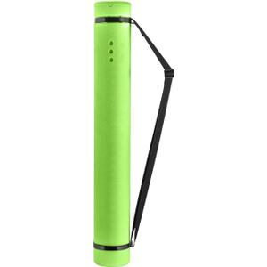 JJRING Green Poster Tube, 25" to 40" Extendable Poster Storage Holder Tube with Carrying Strap, Poster Carrying Case for Blueprints, Scrolls, Maps and Architect Papers, 24.5 inches to 40 inches