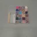 FANDAMEI Press on Nails, 24 Colors 576PCS Press on Nails Almond, Matte Glossy Press on Nails Short Almond, Glitter Fake Nails, Press on Nails French Tip Natural, Press on Nails for Nail Art