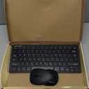 TECKNET Wireless Keyboard and Mouse Combo, Mini Cordless Computer Keyboard and Mouse Set 2.4GHz, Silent Adjustable 1600 DPI, Quiet Click, Lag-Free for Computer, Laptop, PC, Windows, Mac, Chrome OS (Black)