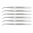 6PCS Stainless Steel Tweezers Set, Precision Tweezer Tools for Professional and Home Use