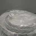 12 Pack Plastic White Round Wave Plant Saucer,Durable Heavy Duty Flower Plant Pot Drip Tray Container for Home Garden Indoor and Out Door Plant (6 Inch/8 Inch/10 Inch)