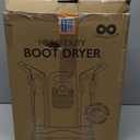 Upgraded Boot Dryer for Work Boots with Ozone Deodorizer - Fast Drying Compact Easy-to-Use Shoe Warmer Adjustable Tube Design - Fast Drying Shoes Dryers for Sneakers & Gloves, Ski Gears (2 Pair)