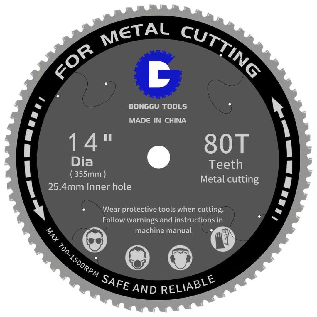 14 in Metal Circular chop Saw Blade for Evolution Saw Carbide Cutting Blade