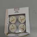 BIBS Color Pacifiers 4-Pack | BPA Free Soother Pacifier | Round Nipple | Natural Rubber Latex | Made in Europe | Size 0-6 Months | Ivory
