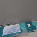 2 x PAGE ONE Womens Winter Ribbed Beanie Crossed Cap Chunky Cable Knit Pompom Soft Warm Hat (Green)