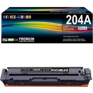 204A Black Toner Cartridge CF510A Replacement for HP 204A Black for Color Pro MFP M180nw M180n M181fw M154a M154nw Printer(1 Pack)