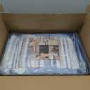 Madison Park Quilt Set Cottage Coastal Design, 6 Piece Set - All Season, Coverlet Bedspread Lightweight Bedding Layer, Shams, Toss Pillows, King/Cal King(104"x94"), Blue/White