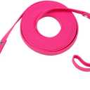 Long Dog Leash Waterproof Recall Training Lead Outdoor Long Line Great for Training, Beach, Play, Camping, or Backyard (5ft, pink)