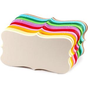 PPAPPAPPIYO Color Blank index cards Business Cards (110) Paper 3.5 in x 2 in - Blank