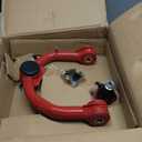Front Upper Control Arms for 1996-2003 Toyota Tacoma 4WD, 1995-2002 Toyota 4Runner 4WD, 2-4" Lift Red Tubular Arms with PU Bushings and 1 Spare Ball Joint (2PCS