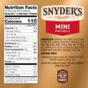 Snyder's of Hanover Mini Pretzels, 16 Oz Bag (EXP 08/29/26)