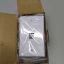 FGB 10Gbps Ethernet Wall Plate, 1 Port CAT6 Wall Plate and Jack, RJ45 Ethernet Wall Outlet with Single Gang Low Voltage Mounting Bracket, 2 Pack