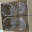 Schooner Beer Glass, Goblet Style 21.5 Oz Margaritas, Coronaritas, Shrimp Cocktail Glasses (4 Pack)