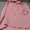 Nimsruc Crochet Sets Two Piece Women Lounge Wear Outfits Knit Sweater Pants Sets Long Sleeve Tracksuits Casual Sweatsuits Zipper Matching Clothing Pink L