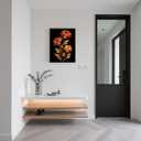 Framed Bathroom Wall Art Prints Canvas Art Wall Decor Flowers Vintage Wall Art Decor 12x16 Inchs Flowers Wall Art Decorations Botanical Hallway Wall Art Artwork For Walls Pictures for Bathroom Bedroom