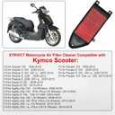 Air filter HFA5001 for kymco-People 200i 2005 2006 2007 2008 2009 2010 2011 2012, for Super 8 150/125 2010 2011 2012 2013 2014, for People 150 1999-2015, for Agility City 125 150 200 2013-2015