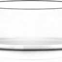 CYS EXCEL Extra Wide Glass Cylinder Vase 10 Inch Diameter x 4 Inch Height Large Clear Flower Vase for Centerpieces Floating Candles Terrariums or Succulents