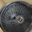 Lasko Oscillating Cyclone Pedestal Fan, Adjustable Height, Timer, Remote Control, 3 Speeds, for Bedroom, Living Room, Home Office, 18", Black, 1843