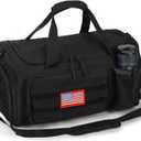 Tactical Gym Bag for Men, 60L Large Capacity Duffle Bags with Shoes Compartment, Sports Bag with wet compartment, Multi-functional Weekend Bags Suitable for Travel, Camping, hiking