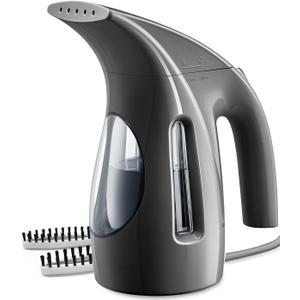 HiLIFE Steamer for Clothes, Portable Handheld Design, 240ml Big Capacity, 700W, Strong Penetrating Steam, Removes Wrinkle, for Home, Office(ONLY FOR 120V)-Black