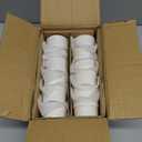 MALACASA Mini Ramekins 2 oz set of 24, Ramiken, Ceramic Creme Brulee Ramekins, White Custard Cups, Small Dipping Bowls for Kitchen Serving Sauce Condiments, Dishwasher Oven Safe, Series RAMEKIN.DISH