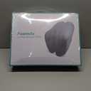 Lumbar Support Pillow, Back Support Pillow for Chair, Memory Foam Car Seat Back Pillows for Back Pain Relief, Ergonomic Design, Perfect for Home Office Desk Chairs,Plane-No Vibrating Version (Grey)