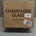 UMI UMIZILI Classic Champagne Flutes, Set of 12, 6 Oz Premium Stemmed Champagne Glasses, Sparkling Wine Glass, Crystal Clear