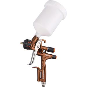 Paint Spray Gun PRD-717 VS Type with Split Nozzle 1.4mm Automotive Refinishing Spray Gun, Brown