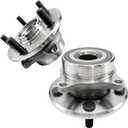 2Pcs 513293 Front Wheel Bearing Hub Assembly Compatible with Honda Odyssey 2011-2017 Hub Bearing, 5 Lugs w/ABS