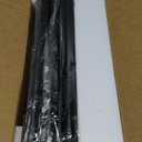 Yafex Curtain Rod 32-144 Inch, Heavy Duty 1 Inch Adjustable Curtain Rods for Windows, Black Extra Long Window Treatment Rods, Modern Design, Easy Installation