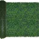 ODTORY Artificial Ivy Privacy Fence Wall Screen,40X120 in(33.5 sqft) UV-Anti Faux Boxwood Roll Panels Greenery Backdrop Ivy Vine Leaf Hedges Fence Panels for Indoor Outdoor Green Wall Decor
