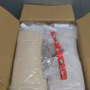 EagleStone 2-in-1 Kids Tent,Large Play Tent with Padded Mat and Lights,Kids Playhouse with 2 Doors & 4 Windows,2 Large Side Pockets,Indoor Outdoor Kid Play Tent for Toddlers,53" x40" x 51" (Double Door White)