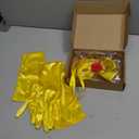 3 Pcs Princess Rose Crown Tiara Hair Bow Yellow Gloves Women Dress Up Party Costume Accessories
