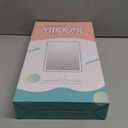 FUNTOUCH Rechargeable Makeup Vanity Mirror with Lights, Large Lighted Desk Makeup Mirror with 96 LED Lights and 10x Magnifying Mirror, 3 Color Lighting, Light up Make up Mirror with Phone Holder (11"lx7.8"w-white-l)