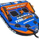 Airhead Mable Inflatable Towable Tube, 1-4 Rider Models, Dual Tow Points, Full Nylon Cover, EVA Foam Pads, Patented Speed Valve, Boat Tubes and Towables