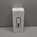 Desk Fan Bladeless, 11.8 Inch Office Fan Small, Quiet, 3 Speed Adjustment, Touch Control, Easy to Clean, Desk Fans Small Quiet, Ideal for Office, Living Room, Bedroom (Gray/Dark Red)