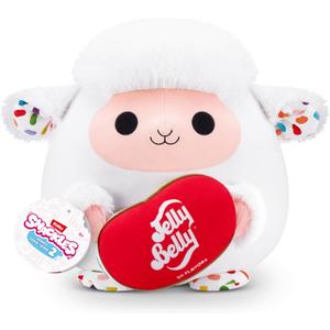 Snackles Series 2 Lamb & Jelly Belly 16 Inch Plush by ZURU, Ultra Soft Plush, Collectible Plush with Real Licensed Brands, Stuffed Animal, Giftable