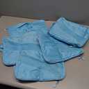 Compression Packing Cubes for Suitcases – 9 Set Travel Luggage Organiser Bags with Mesh Design, Waterproof Ultralight Packing Cubes for Backpack, Clothes & Home Storage (Blue)