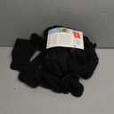 Hanes Men's Double Tough Socks, Crew and Ankle Moisturing Wicking Socks, Black & White, Multi-Packs size 12-14 , 7 pairs