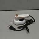 Portable Handheld Iron, Brynnl Mini Handheld Steamer Iron for Clothes, 180Rotatable Travel Garment Steamer, Mini Ironing Machine Support Dry & Wet Ironing for Home, Travel, Gifts (white)