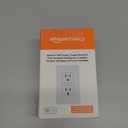 Amazon Basics Smart In-Wall Outlet, Works with Alexa Only, 15 Amps, 2.4 GHz Wi-Fi, No Hub Required, White
