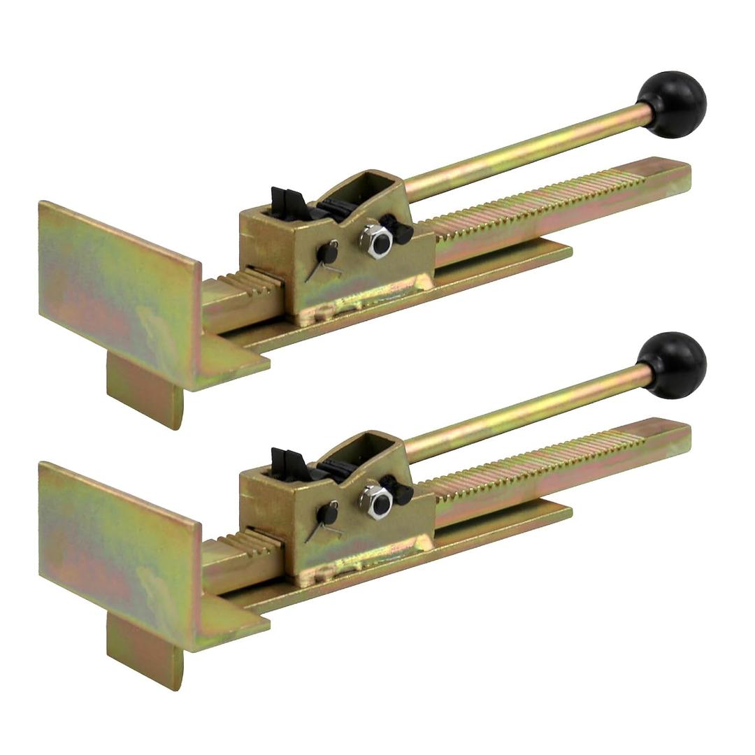 CNQLIS 2 PCS Flooring Jacks for Hardwood Floors, Professional Hardwood Floor Jack and Positioning Tool, Hardwood Floor Installation Jack for Straightening and Installing Wood and Laminate Flooring