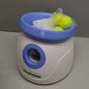 Pet Prime Automatic Dog Ball Thrower Launcher for Small and Medium Dogs, Interative Dog Fetch Machine with 3 Tennis Balls (2'') for Indoor/Outdoor Throwing Game Launch Distance 10-30ft