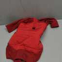 BRKURLEG Full Body Dog Winter Coat Warm Fleece Pullover Pajamas, Four Legs Covered Windproof Dog Jacket for Small to Large Dogs, Turtleneck Dogs Snowsuit, Pet Cold Weather Clothes, Red XS