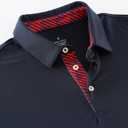 Men's Golf Polo Shirts Dry Fit Comfort Stretch Casual Shirt Short Sleeve Perfomance Moisture Wicking Funny Print (S)