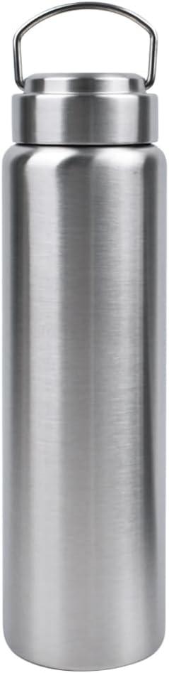CDJ 32 OZ Uninsulated Single Wall Stainless Steel Water Bottle, Reusable Metal Water Bottle for Sports, Leakproof and Durable, Perfect for Hiking, Gym, Picnics, and Outdoor Activities (30 Ounces)